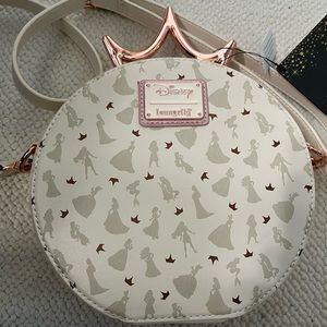 Disney Loungefly Ultimate Princess Celebration Aurora Rose Gold Purse